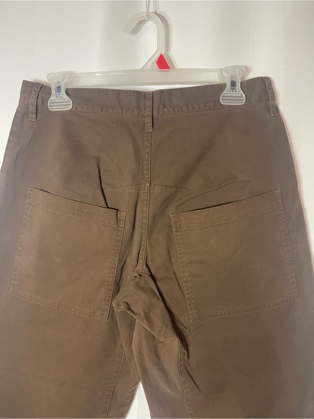 Nili Lotan Brown High-Rise Relaxed Track Pants - Picture 7 of 8